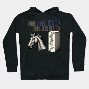 Wire  †† A Bell Is A Cup  --- Original Fan Art Hoodie